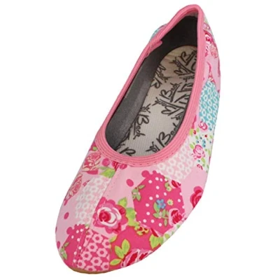 Image of Beck Girls Roses Ballet Shoes