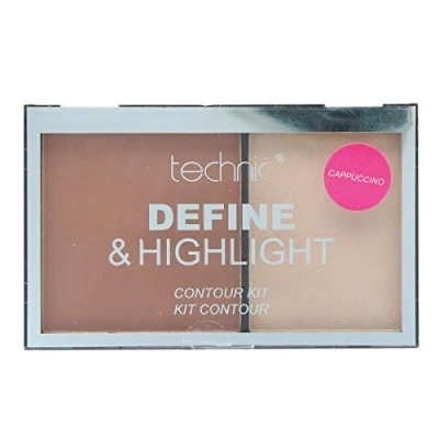 Image of Technic Define &amp; Highlight Duo Contour Kit Bronzer Powder 5.5g Cappuccino