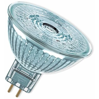 Image of OSRAM LED lamps, pin base, reflector MR16, LV, 8 W, Single Pack, 50 W Replacement for GU5.3 Base