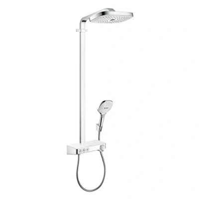Image of hansgrohe Raindance Select E Showerpipe 300 3jet with ShowerTablet