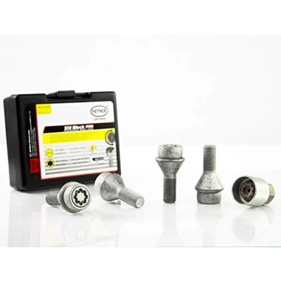 Image of Fits Citroen Relay M16 Thread 2007 onwards M16x1.5x30 194/5 Heyner Germany Locking Wheel Nuts Set 4 Car Security Locks Anti theft