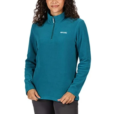 Image of Regatta Womens Sweethart 1/2 Zip Fleece Pullover Ocean Depths 20 UK