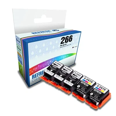 Image of Refresh Cartridges Remanufactured Ink Cartridge Replacement for Epson 266 and 267 (Multi Colour)