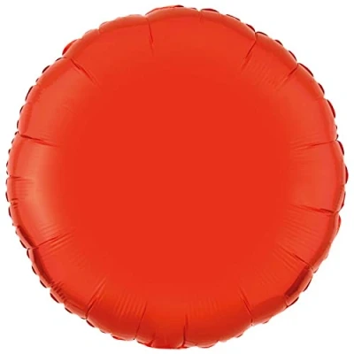 Image of amscan 9915537 Orange round foil