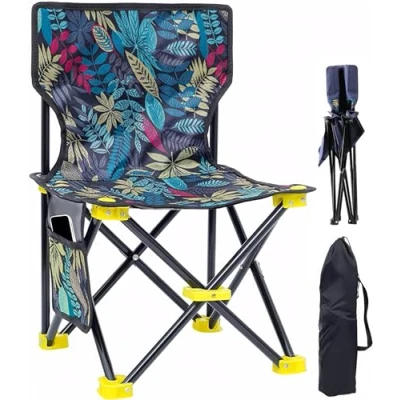 Image of WY8 Camping Chair, Picnic Compact Lightweight Folding Chairs Fishing with Carrying Bag, Portable