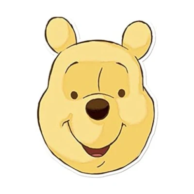 Image of STAR CUTOUTS Ltd SM51 Official Disney 1 X Cardboard Winnie the Pooh Party Full Face and Fancy Dress Mask Includes Tabs Elastic,Multicolor,Height: 11in (28cm) Width: 8in (20cm)