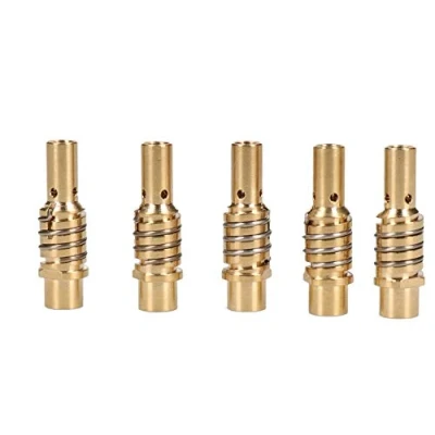 Image of Mig Welding Torch Tip Adapter Right Hand Thread &amp; Spring Shroud Support MB15
