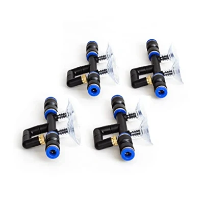 Image of Habistat Rainmaker Nozzle Set 4 Copper Nozzles 360 Adjustable Easy Install Total Coverage Compatible with Or Pro