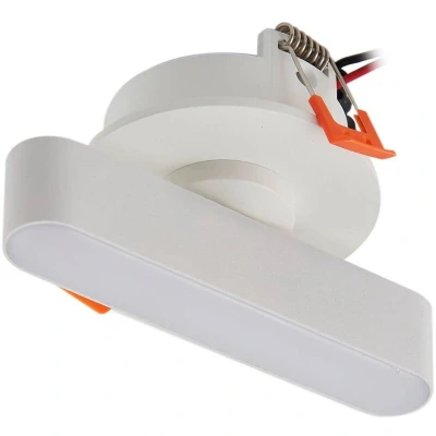 Image of Lindby LED recessed light Eldrin, white, batten light, 13.1 cm