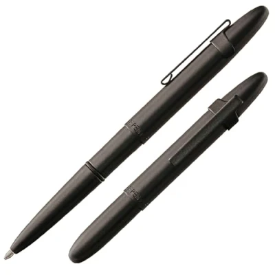 Image of Fisher Space Pen Matte Black Bullet with Clip