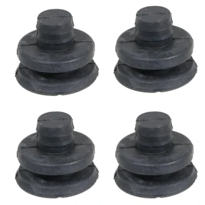 Image of SPARES2GO Round Foot for Magimix Compact CS 2100 3100 3200 4200 5200 XL Food Processor (Pack of 4 Feet, Black)