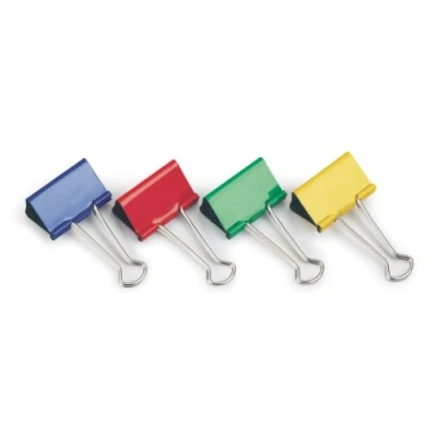 Image of Rapesco 19mm Foldback Clip Coloured (Pack of 10, 10 Pieces each)