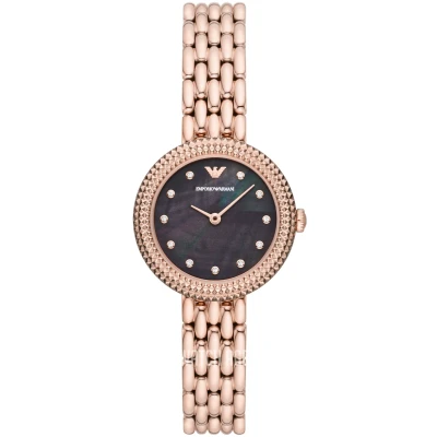 Image of Emporio Armani Rosa WoMens Rose Gold Watch AR11432 Stainless Steel (archived) One Size