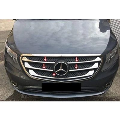 Image of VITO W447 Stainless Steel Chrome Front Grill 5 Pieces (2014 Onwards)