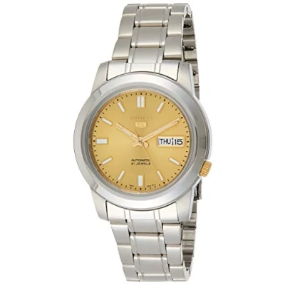 Image of Seiko Mens Analogue Automatic Watch with Stainless Steel Strap SNKK13K1