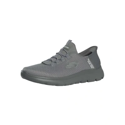 Image of Skechers Men&#039;s Slip Ins Summits High Range Trainers, Grey, 8.5 UK