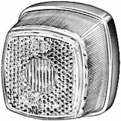 Image of 35191230 Lens, combination rearlight HELLA 9EL 117 334 001 Left, Right Crystal clear