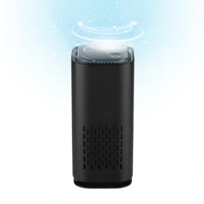 Image of Air Purifier for Bedroom, Filter, Cleaner, Pet Purifier, Dog Smell Eliminator House, Frenshener home, Allergies, Dust, Dander, Odour, Smoke, Office,Desktop (Black)
