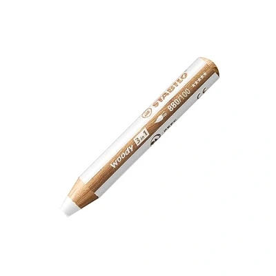 Image of Multi Talented Pencil STABILO woody 3 in 1 Pack of White