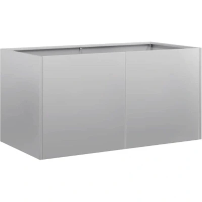 Image of vidaXL Planter 80x40x40 cm Galvanised Steel