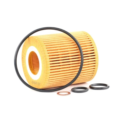 Image of 76816425, OX1661DECO Oil Filter MAHLE ORIGINAL OX 166/1D Insert BMW: 3 Coupe, 1 Z4 Roadster, AUDI: A4 B7 Saloon, B6/B7 Convertible
