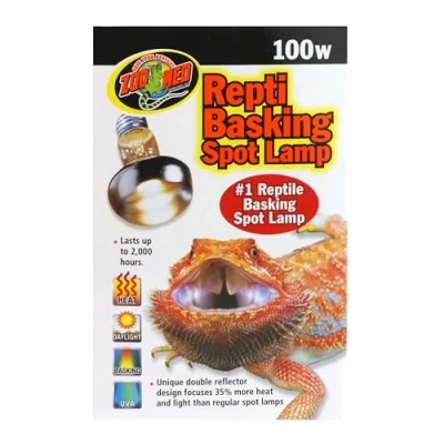 Image of Zoo Med RB 4 Repti Basking Spot, 100 Watt, White