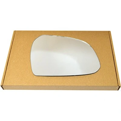 Image of Less4spares Wing Mirror Glass Right Compatible with Hyundai i10 2013 2019 STICK ON Driver Off Side Convex