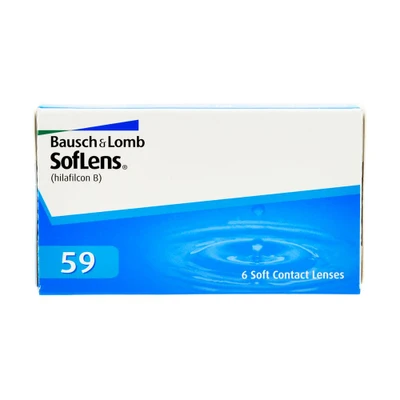 Image of Soflens 59 (6 Contact Lenses), Bausch &amp; Lomb, Monthly Disposables, Hilafilcon B