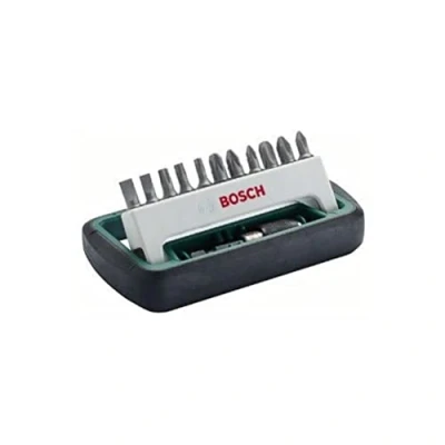 Image of Bosch 2608255994 Screw Bits Standard with Phillips/Pozidriv/Torx/Flat Heads Set of 11