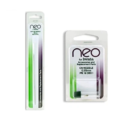 Image of AEROGRAFANDO Replacement Needle 0.35 mm for Iwata Neo HP CN Airbrush with Nozzle Original