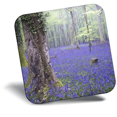 Image of Destination Vinyl ltd Fridge Magnet Lavender Flowers Forest Meadow 16065