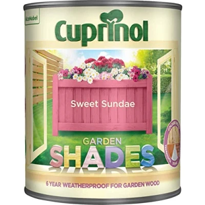 Image of Cuprinol Garden Shades Paint in Tester Pot 125 ml, Sweet Sundae