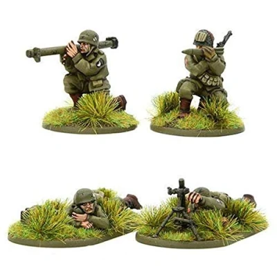 Image of Warlord Games Bolt Action: US Airborne Bazooka &amp; Light Mortar teams (1944 45)