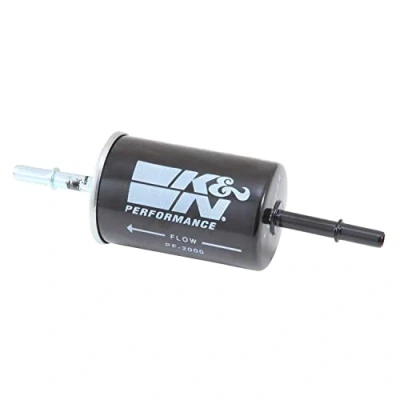Image of K&amp;N Gasoline Fuel Filter: High Performance Filter, Premium Engine Protection, 1996 2017 Ford, Lincoln, Mercury Injected Engines, PF 2000