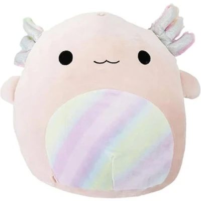 Image of Squishmallows 12&quot; Archie The Axolotl with Rainbow Belly