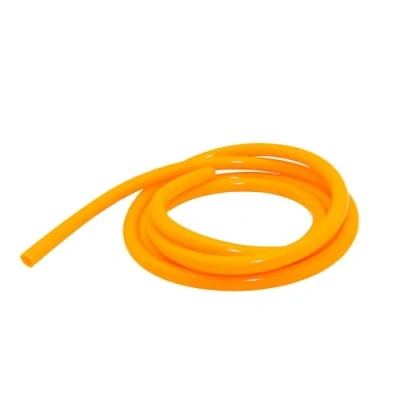 Image of LAVMHAB Silicone Tube 8mm ID x 12mm OD 1.5m (4.9FT), Flexible Rubber Tubing Air Hose Water Pipe for Pump Transfer (Orange)
