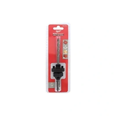 Image of Milwaukee 4932464941 Adaptor and Pilot Drill for BIGHAWG Multi Material Hole Saw Coloured