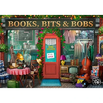 Image of Ravensburger Books, Bits &amp; Bobs 1000 Piece Jigsaw Puzzles for Adults and Kids Age 12 Years Up, Black