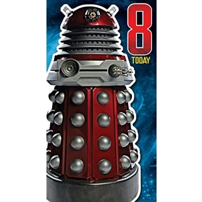 Image of Doctor Who &quot;Age 8&quot; Birthday Card