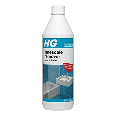 Image of HG Limescale Remover Concentrate, Sink Tap &amp; Toilet Remover, Multi Surface Cleaner Descaler, Bathroom for Shower Heads, Loos, Baths Screens 1 Litre