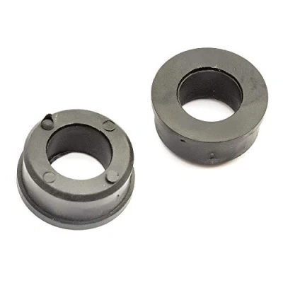 Image of 2x Plastic Reducer Bushes 35mm to 20mm Wheel Axle Bore Bush Wheelbarrow Barrow