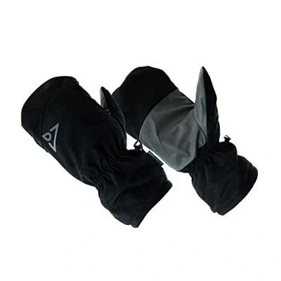 Image of Masters Golf TourDri Pair Winter Mitts. Mittens. Black. Size Large to Extra