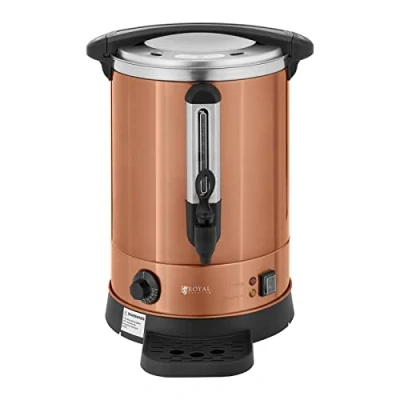 Image of Royal Catering RC WBDW14CO Kettle 13.5 L 2500 W Stainless Steel Mulled Wine Hot Water Heater Drink Dispenser