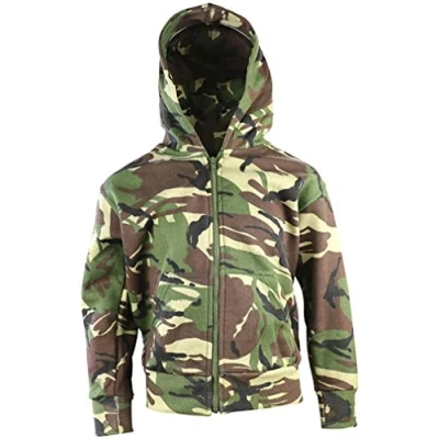 Image of Kombat UK Kids Camo Hoodie Dpm Camo, 3 4 Years