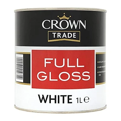 Image of Crown Trade Gloss White 1L