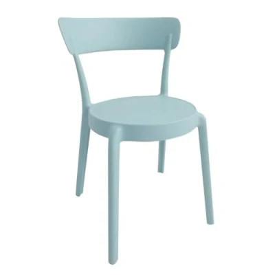 Image of Bolero Mila Café Chairs Icy Blue (2 pack)