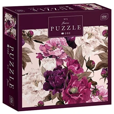 Image of Interdruk PUZ500FLO1 Puzzle, Flowers no. 1