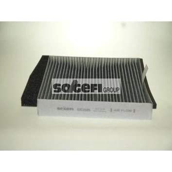 Image of 30630754, 30676413, 9171756 Pollen Filter PURFLUX AHC173 Activated Carbon 281mm 248mm 38mm VOLVO: XC90 I, V70 2, S60 I