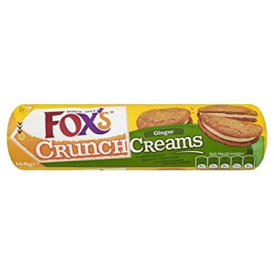 Image of Fox&#039;s Ginger Crunch Creams (168g) Pack of 6