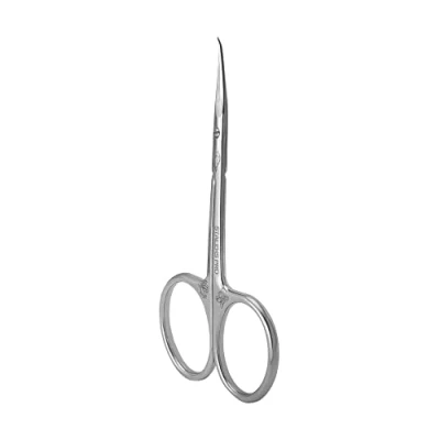 Image of Exclusive 21 Professional Cuticle Scissors with Curved Tip TYPE 2 (Design: Fior di Magnolia)